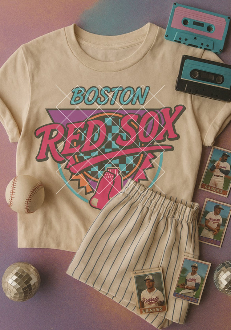 Vintage Red Sox DTF Transfer