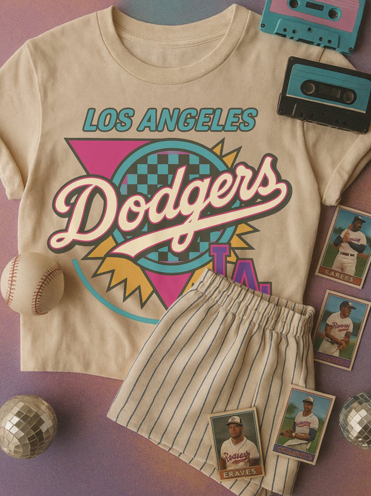 Vintage Dodgers DTF Transfer