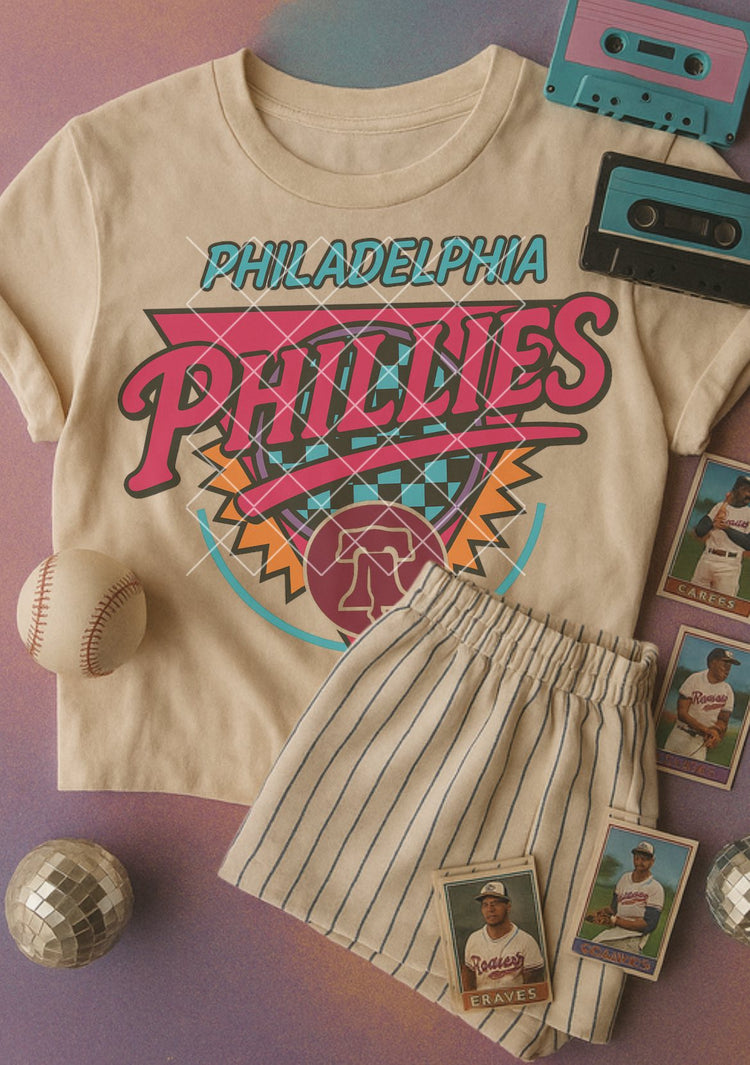 Vintage Phillies DTF Transfer