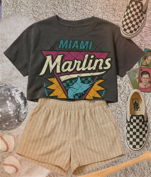 Vintage Marlins DTF Transfer