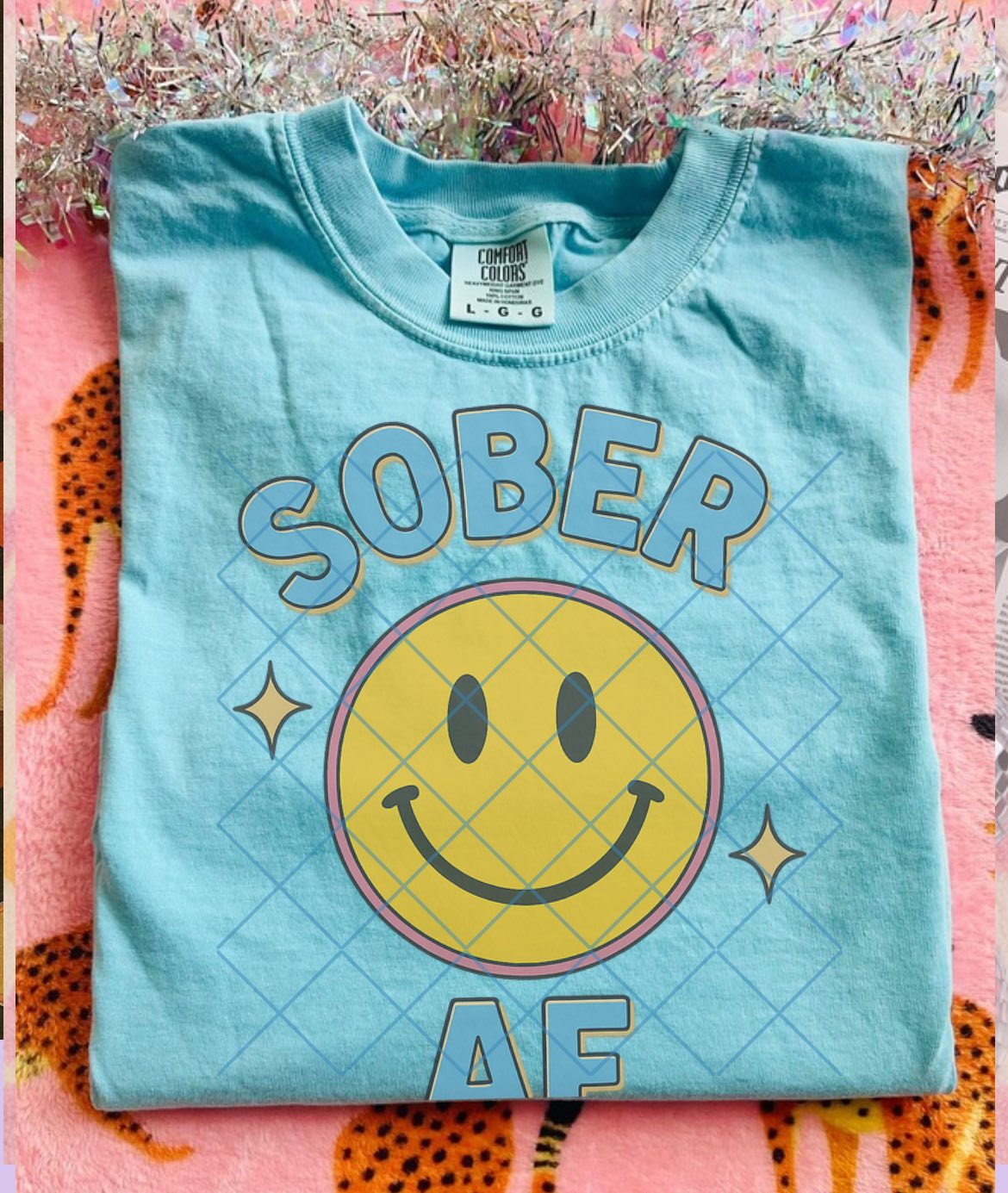 Sober AF DTF Transfer