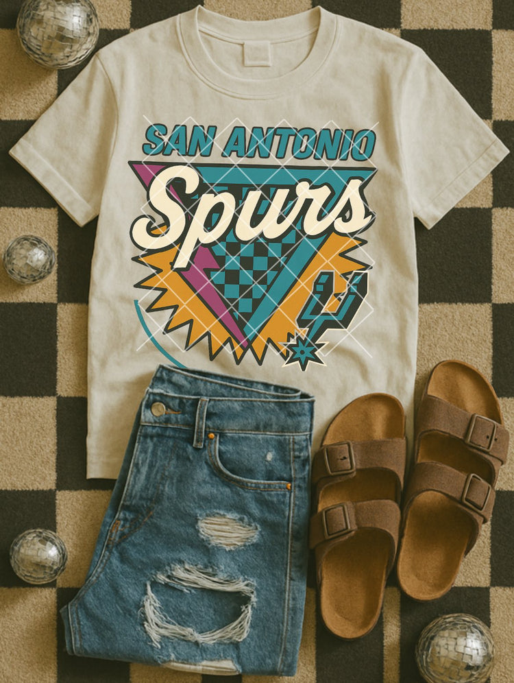 Vintage Spurs DTF Transfer