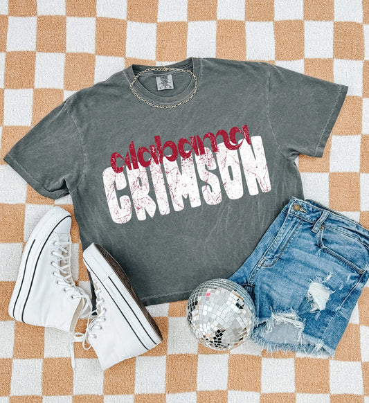 Crackle Alabama DTF Transfer