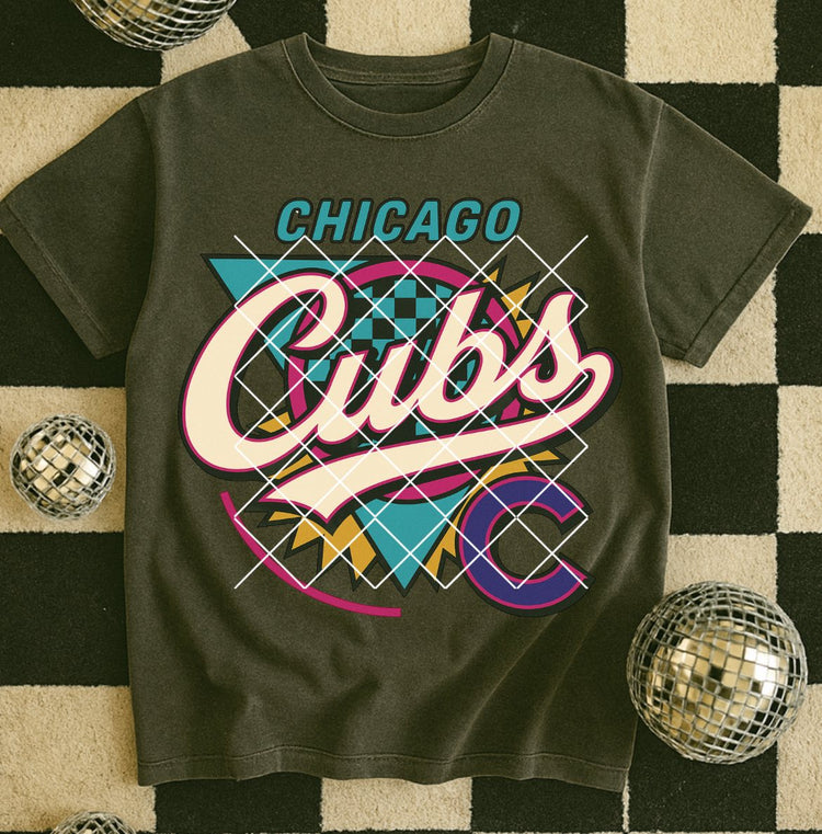 Vintage Cubs DTF Transfer