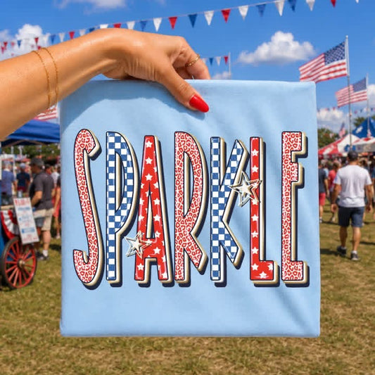 Sparkle Trendy 4th of July DTF Transfer