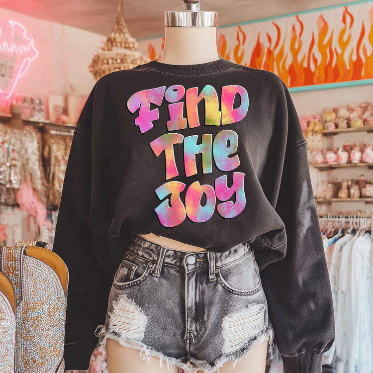 Tie Dye Find The Joy DTF Transfer