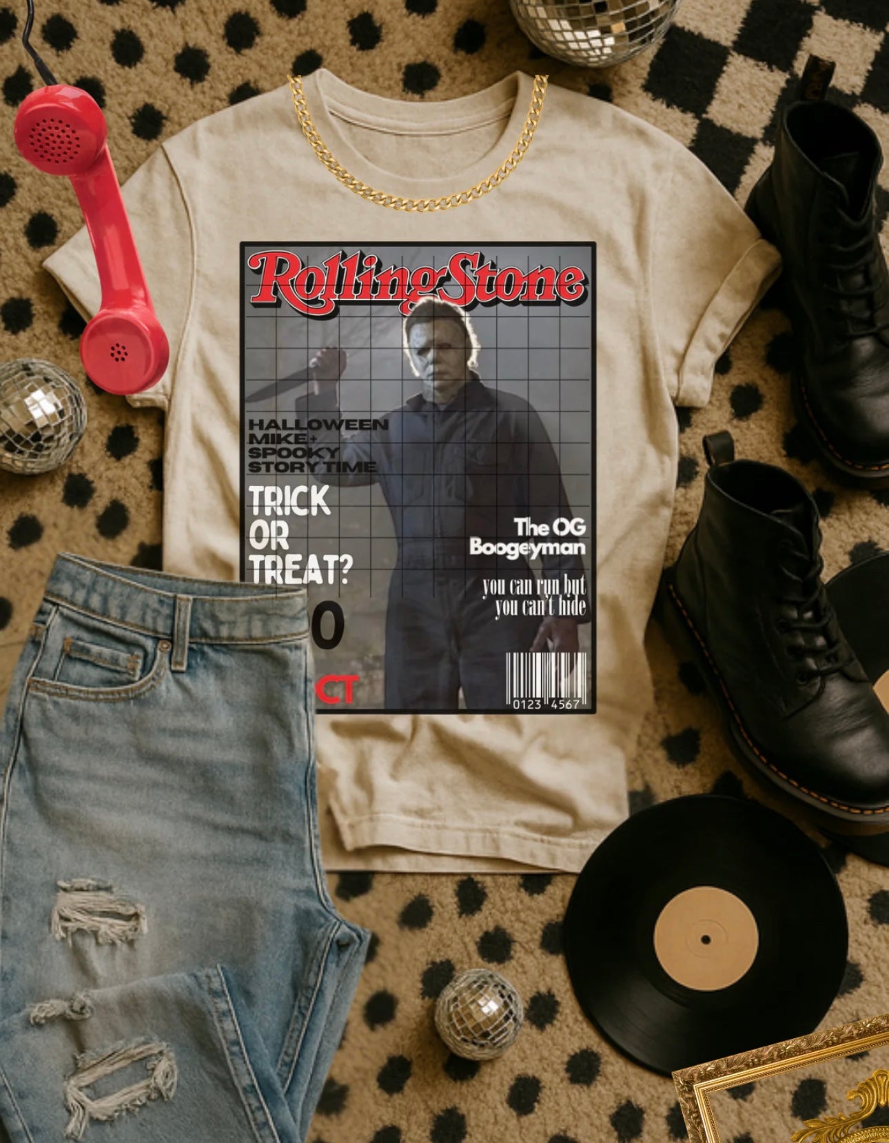 Magazine Mike Halloween DTF Transfer