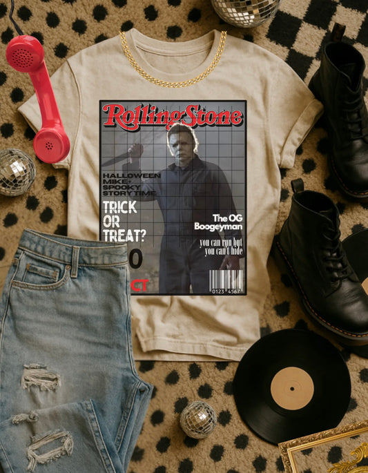 Magazine Mike Halloween DTF Transfer