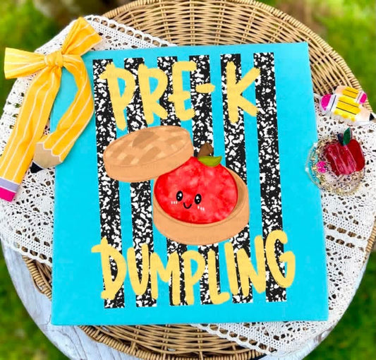 Pre-K Dumpling Back to School DTF Transfer