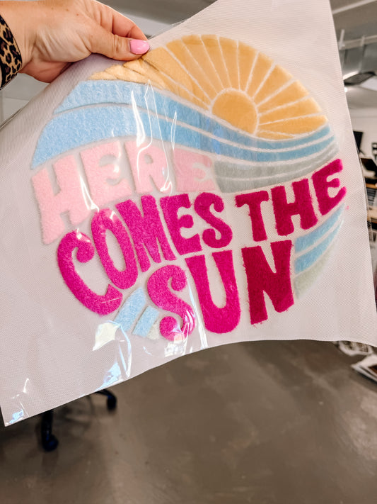 Here Comes the Sun Fuzzy Patch (Adult Size)