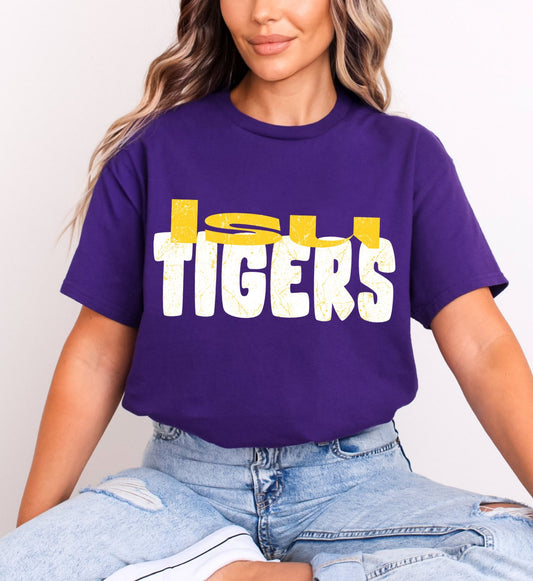 Crackle LSU DTF Transfer