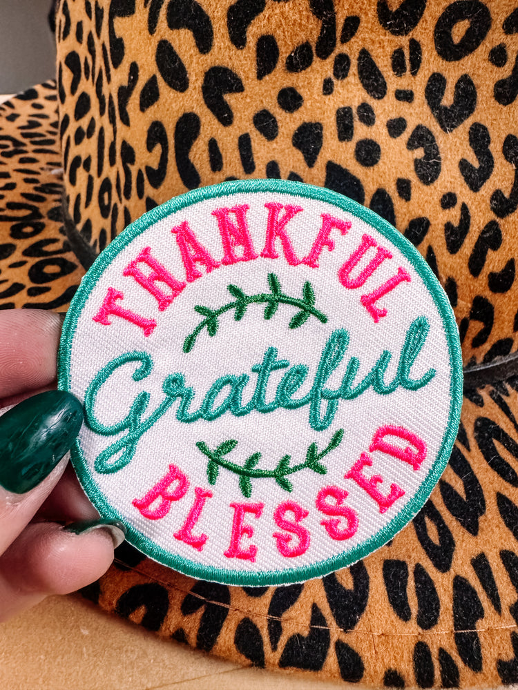 Thankful Circle Hat/Pocket Patch