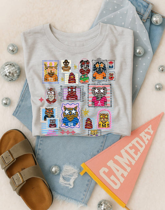 Vintage Conference Stamp Football DTF Transfer