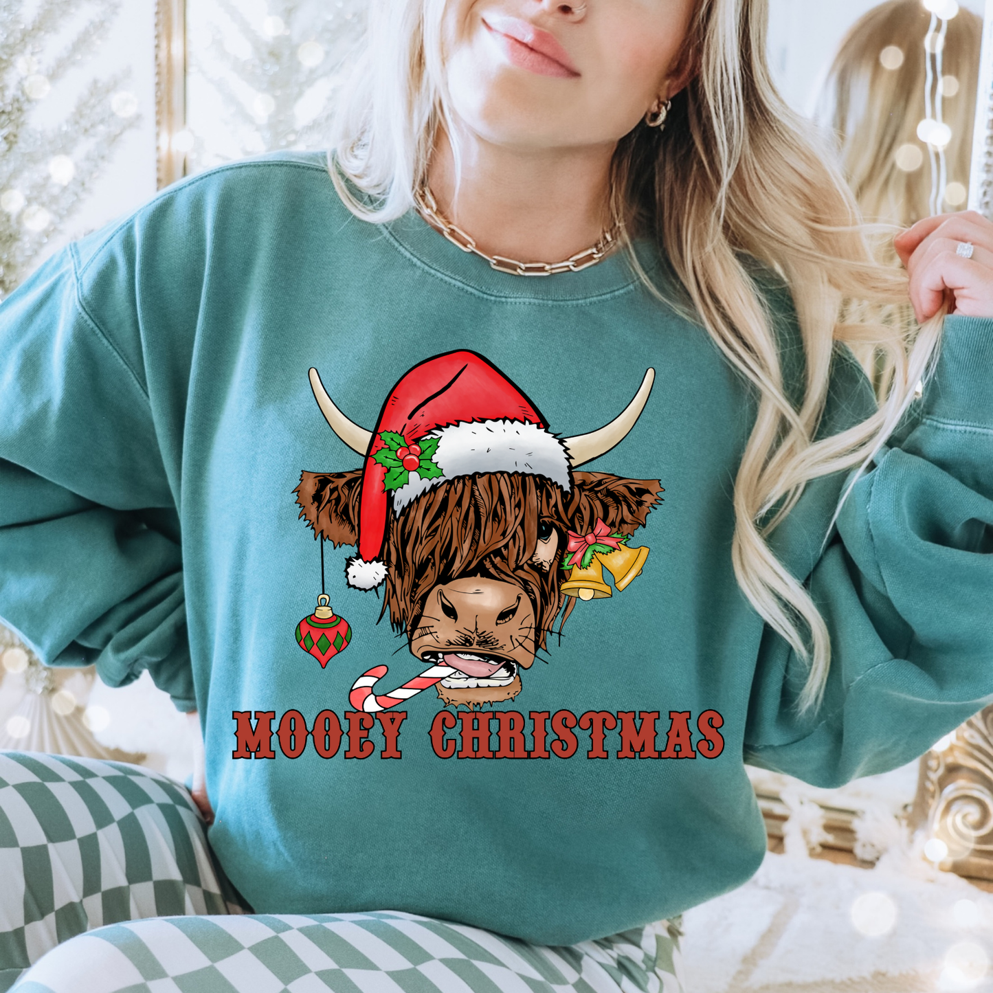 Mooey Christmas DTF Transfer