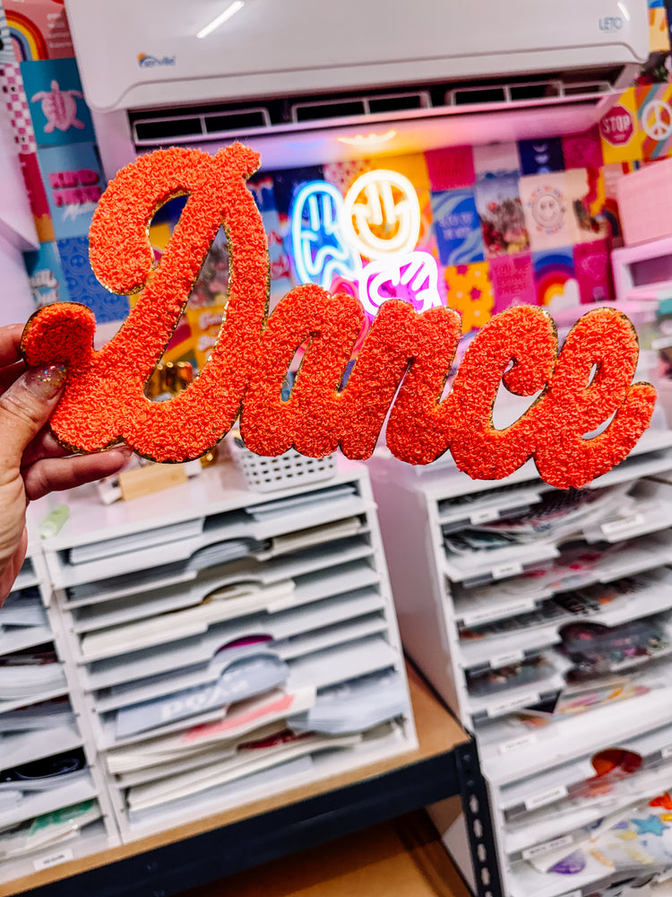 Dance Chenille Patch (Adult Size)