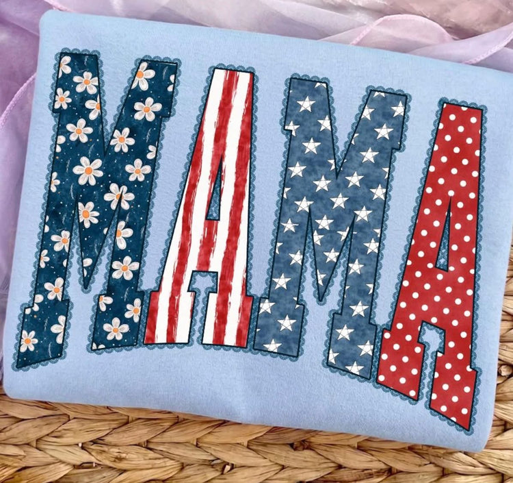 Mama 4th of July DTF Transfer