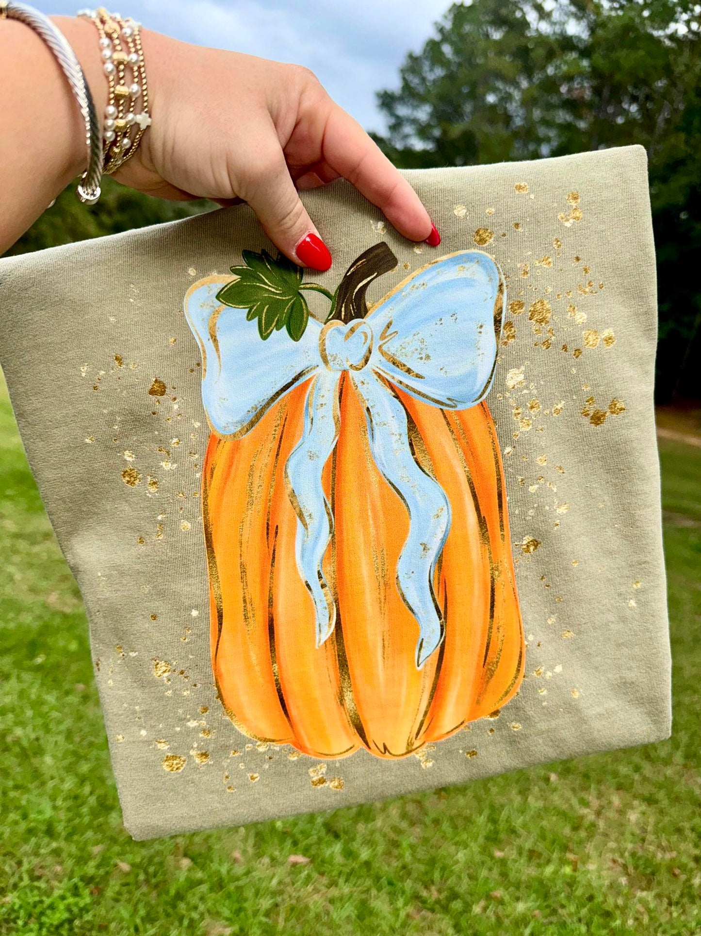 Oh my Gourd Doodle Pumpkin DTF Transfer