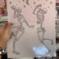 Dancing Skellies Spangle Transfer