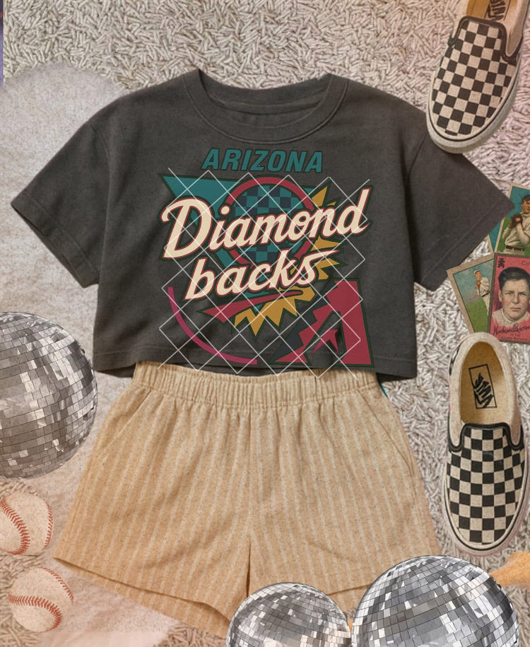 Vintage Diamondbacks DTF Transfer