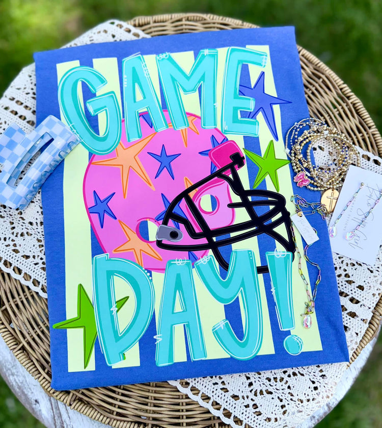 Preppy Game Day Football DTF Transfer