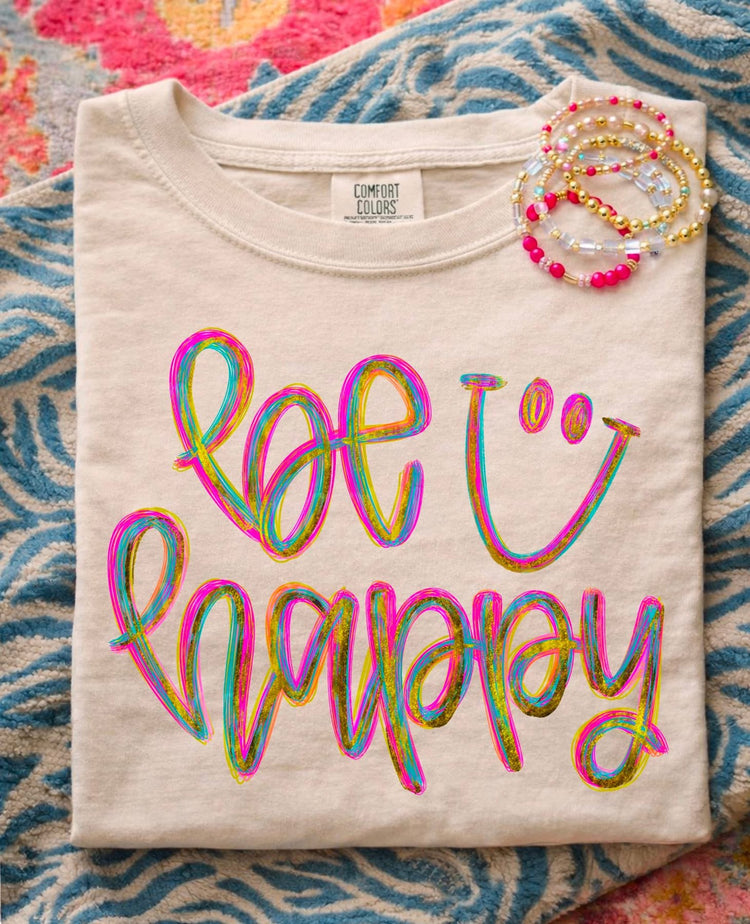 Be Happy DTF Transfer