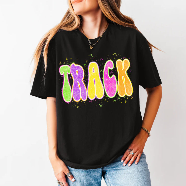 Neon Track DTF Transfer