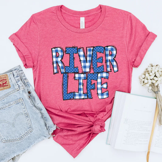 River Life Patchwork Summer DTF Transfer