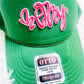 Pink Merry 3D Embroidered Hat/Pocket Patch