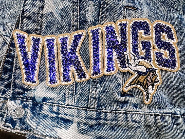 Minnesota Sequin Chenille Patch (Adult Size)