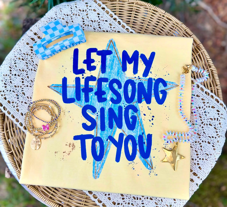 Let my Lifesong Sing to You Faith DTF Transfer