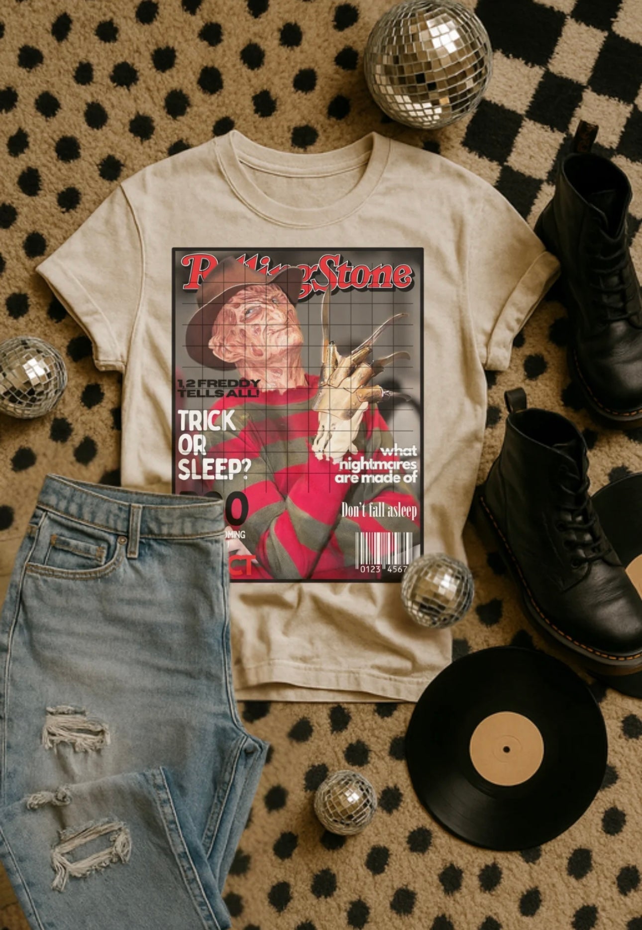 Magazine Freddy Halloween DTF Transfer