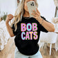 Neon Faux Sequin Bobcats School Spirit DTF Transfer