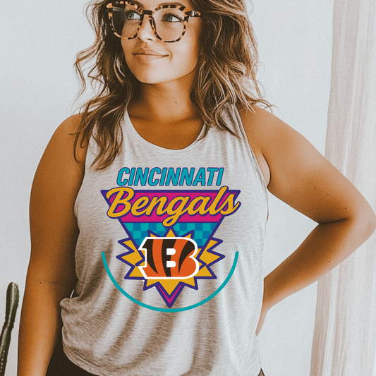 Bengals Vintage DTF Transfer