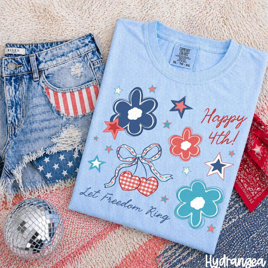 Let Freedom Ring 4th of July DTF Transfer