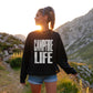 Campfire Life Distressed White DTF Transfer