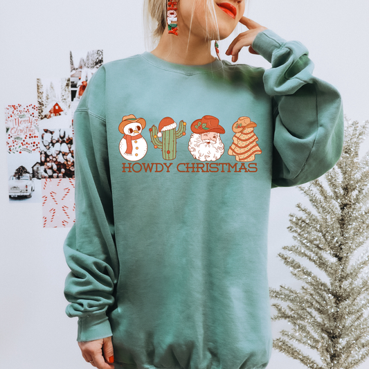 Howdy Christmas DTF Transfer