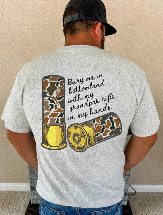 Hunting Bury Me in Bottomland Country Faith DTF Transfer