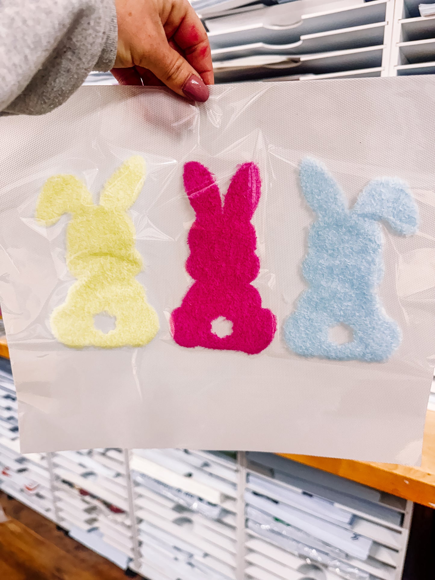 Bunny Trio Fuzzy Patch (Adult Size)