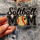 Oversized Softball Mom Hat/Pocket Patch