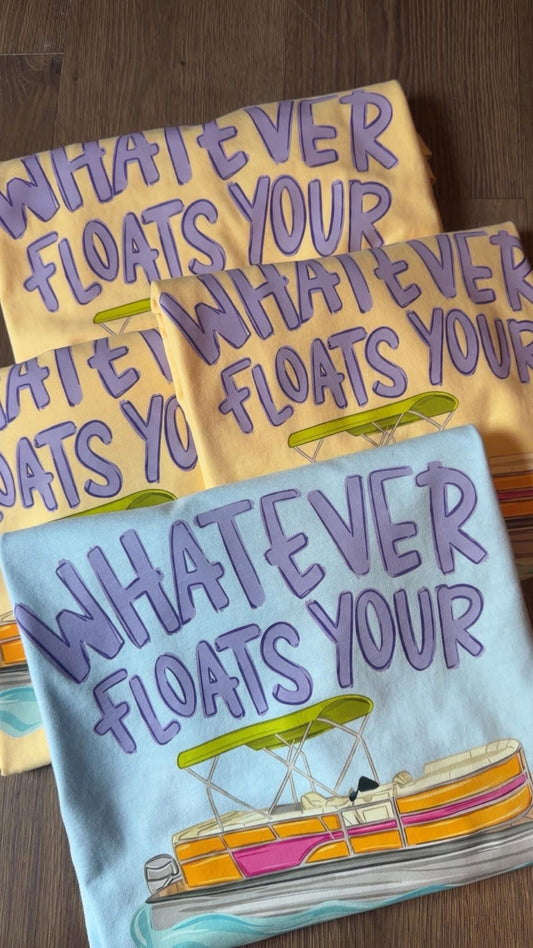 Whatever Floats Your Boat Trendy Summer DTF Transfers