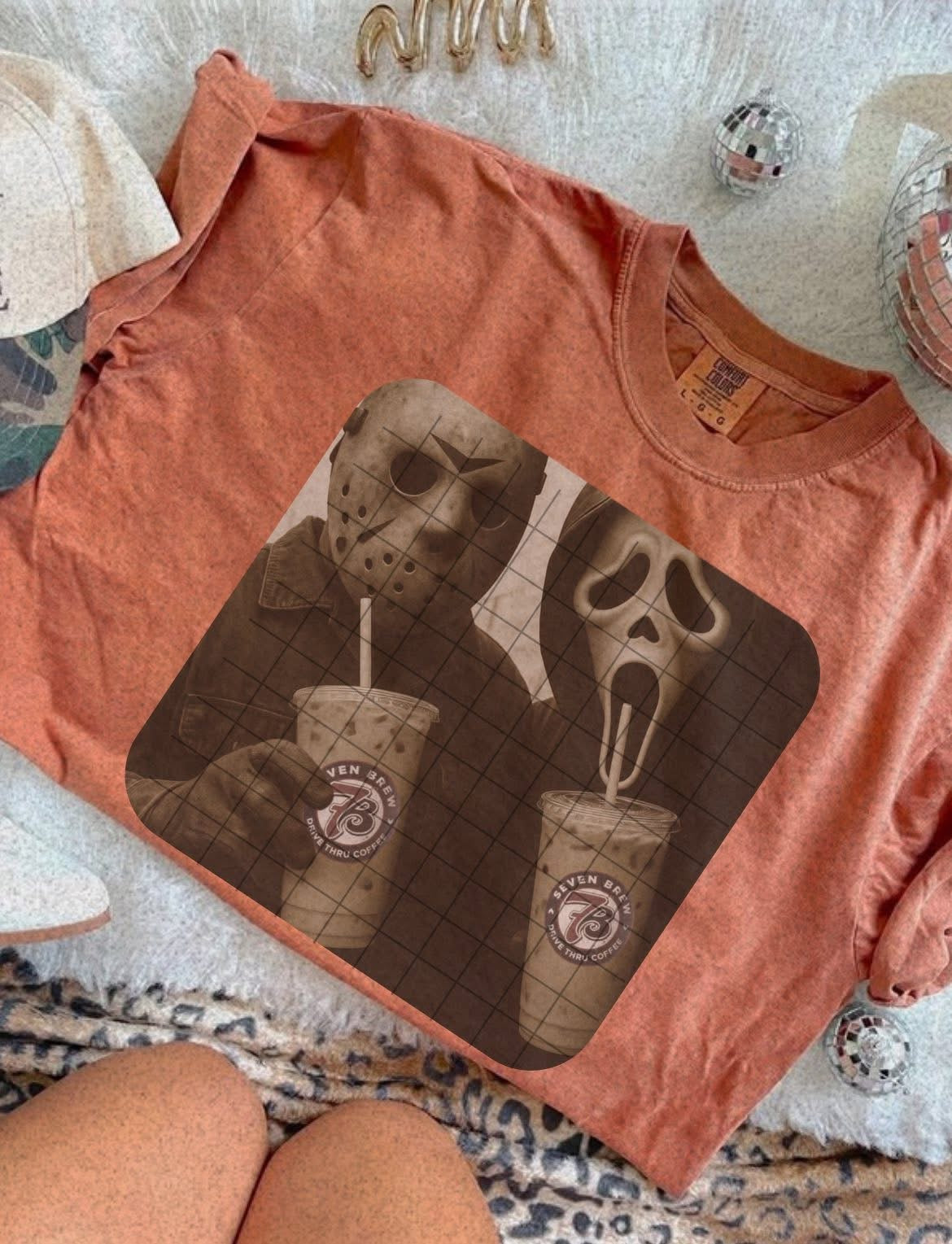 Coffee Horror Brothers DTF Transfer