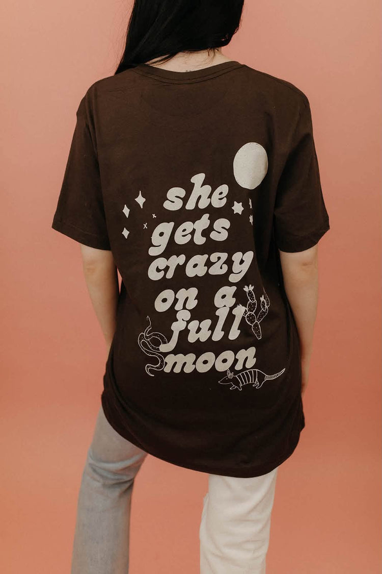 She Gets Crazy on a Full Moon DTF Transfer