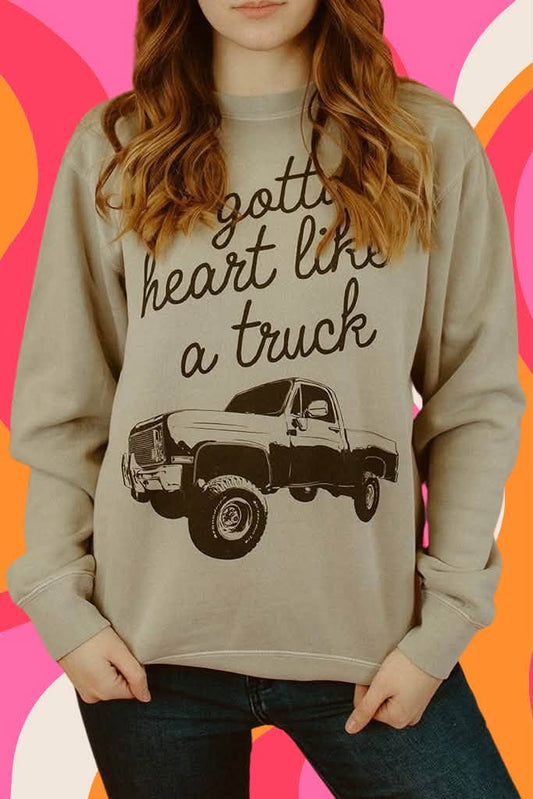 Heart Like a Truck DTF Transfer