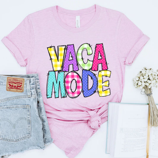 Vaca Mode Patchwork Summer DTF Transfer