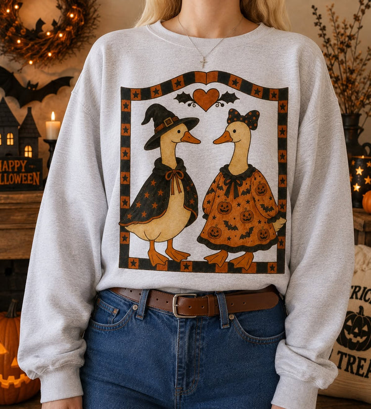 Thrifted Halloween Geese DTF Transfer