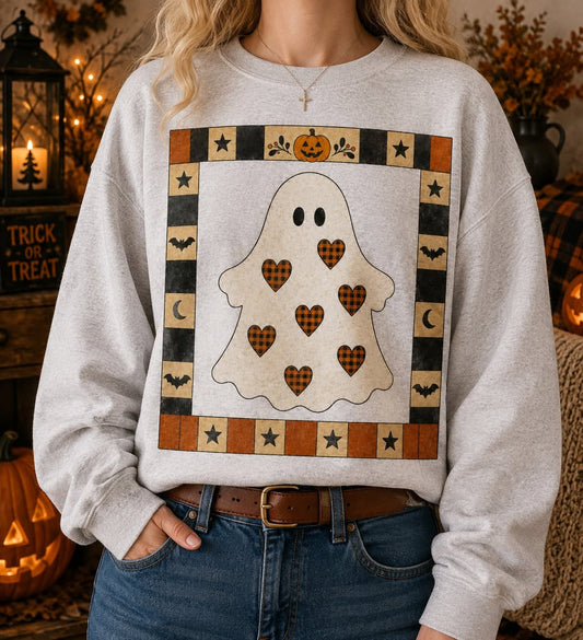 Thrifted Halloween Ghost DTF Transfer