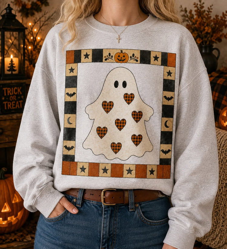 Thrifted Halloween Ghost DTF Transfer