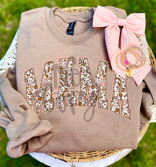 Fall Floral Mama DTF Transfer