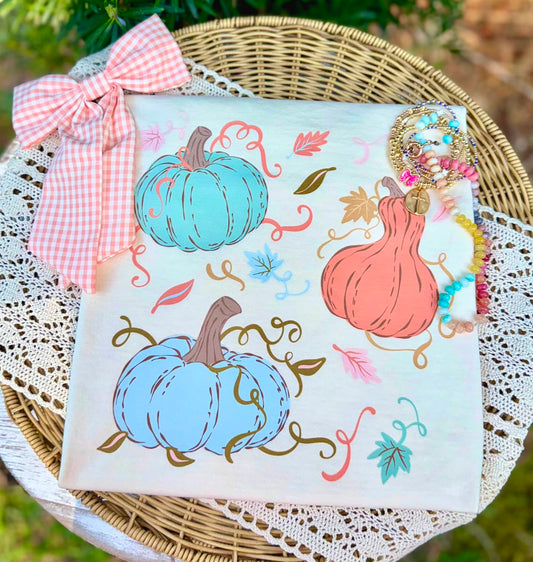 Fall Glam Pumpkins DTF Transfer