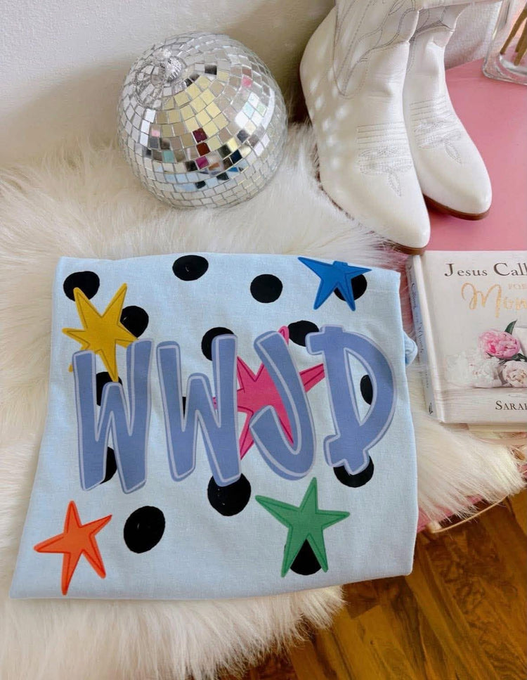 WWJD Polka Dot Faith DTF Transfer